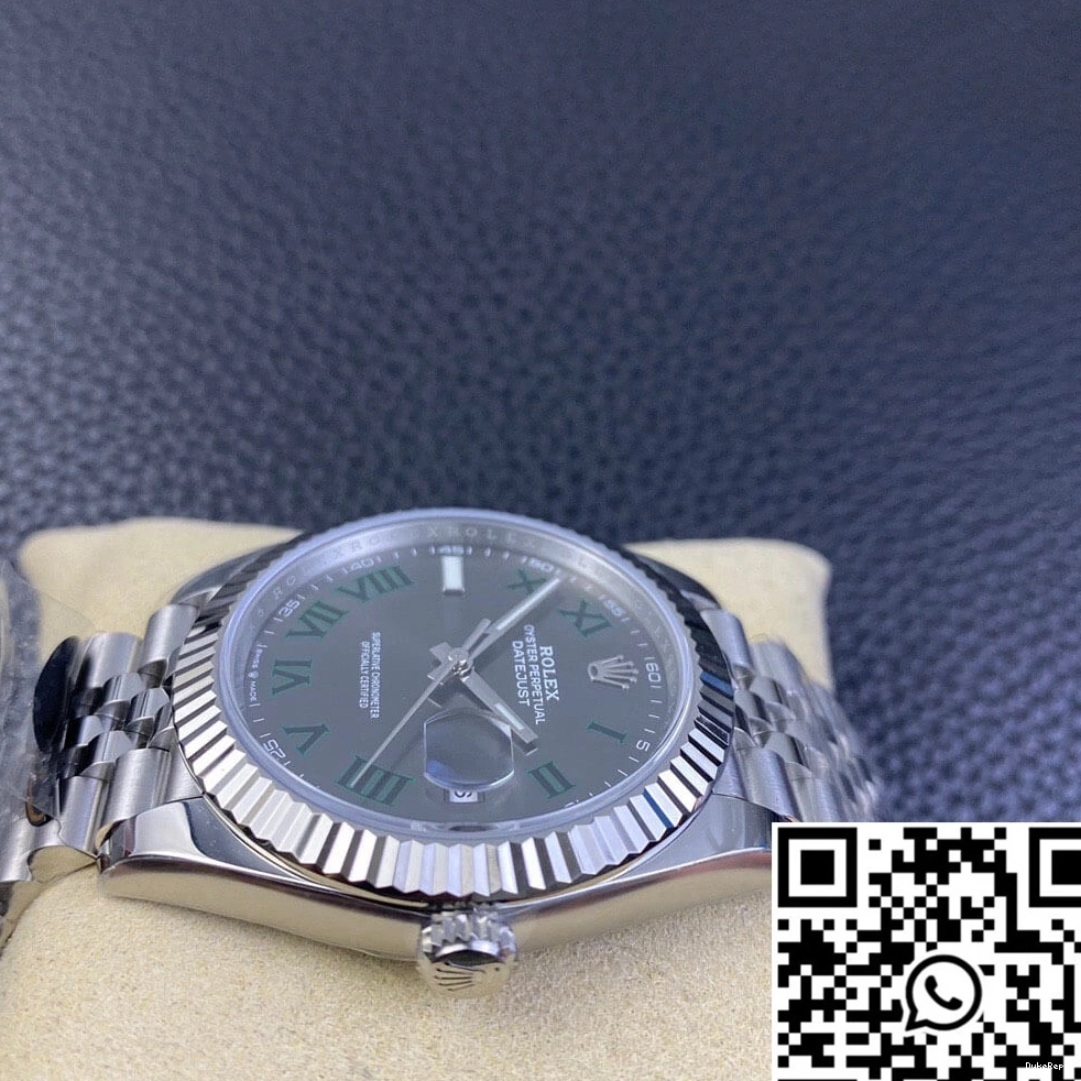 M126334-0022 Clean Dial Grey Rolex Datejust Factory 0901